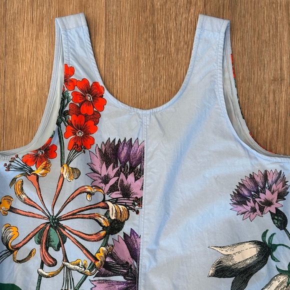 Anthropologie Maeve Keiko Swing Dress in Blue Floral - Picture 6 of 12